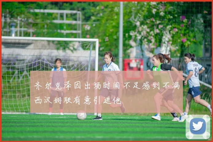 齐尔克泽因出场时间不足感到不满西汉姆联有意引进他