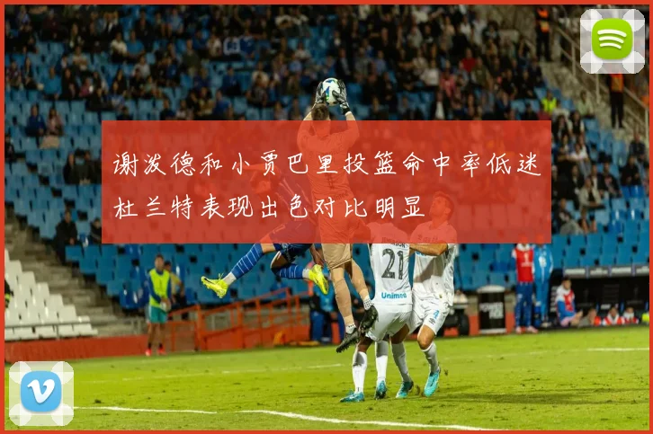 谢泼德和小贾巴里投篮命中率低迷杜兰特表现出色对比明显
